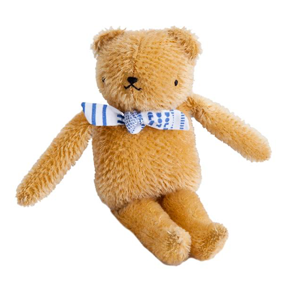 Polka Dot Club Apricot Floppy Bear