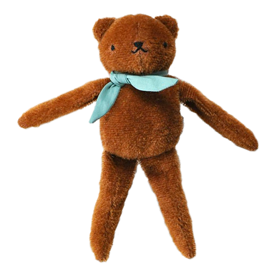 Polka Dot Club Rust Floppy Bear