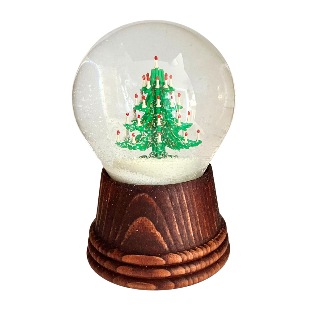 Medium Wooden Snowglobe · Christmas Tree