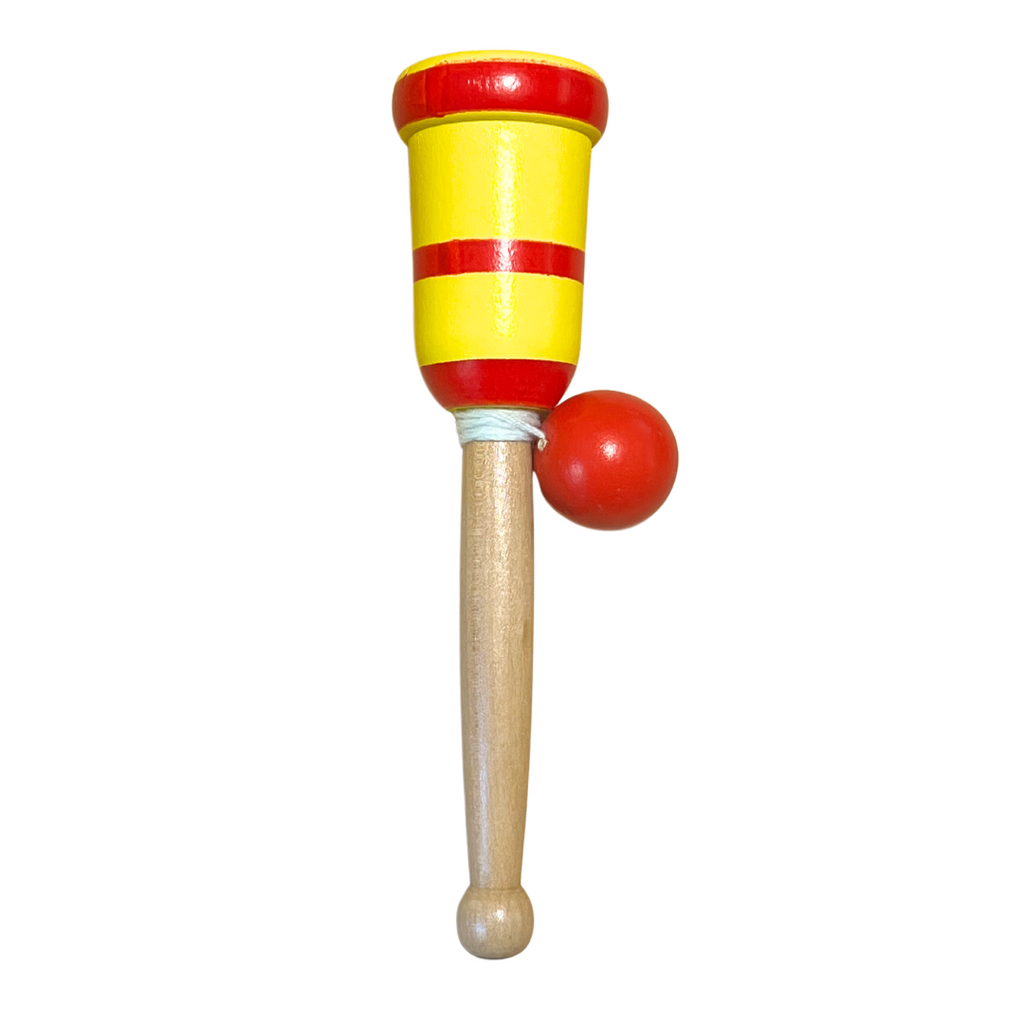 Wooden Cup & Ball Toss Toy