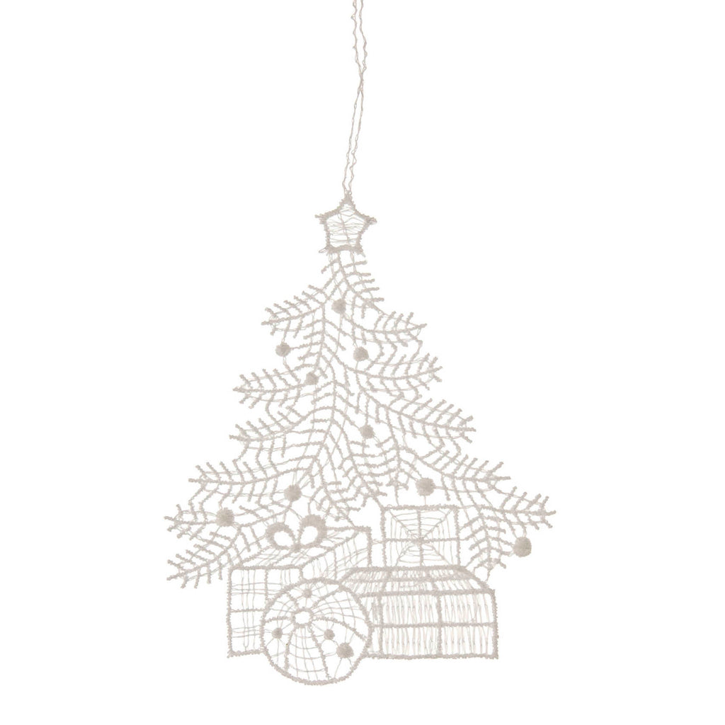 Lace Christmas Ornament • Christmas Tree