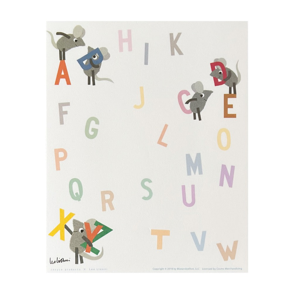 Leo Lionni Stationery Set · Frederick Alphabet Party