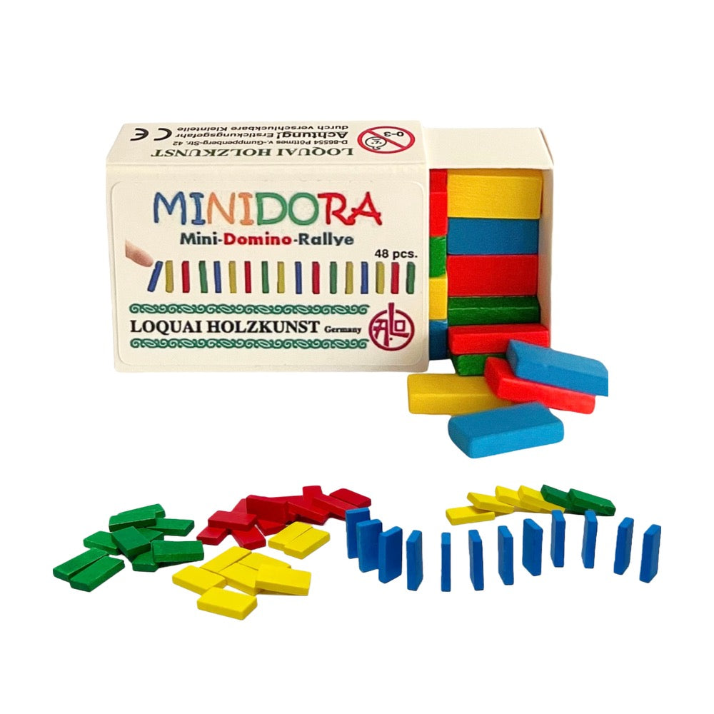 Loquai Holzkunst Mini Matchbox · Dominoes