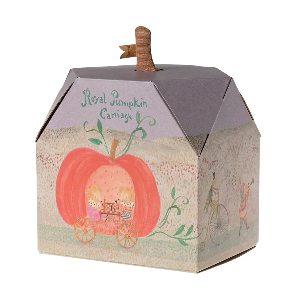 Maileg Royal Pumpkin Mouse Carriage