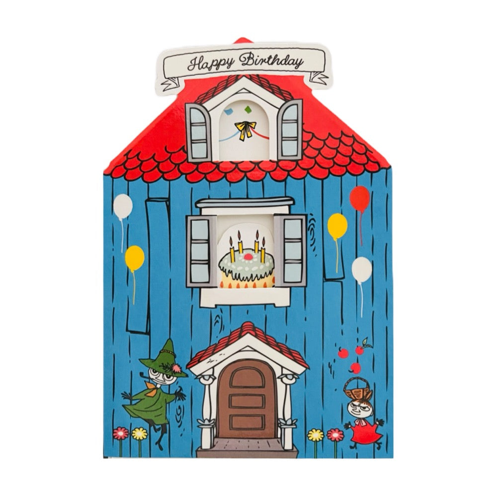 Moomin House Pop Up Birthday Card