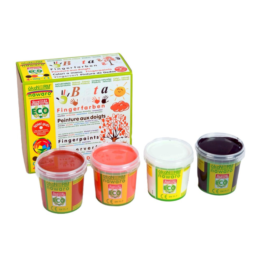 Okonorm Eco 4 Piece Autumn Finger Paint Set