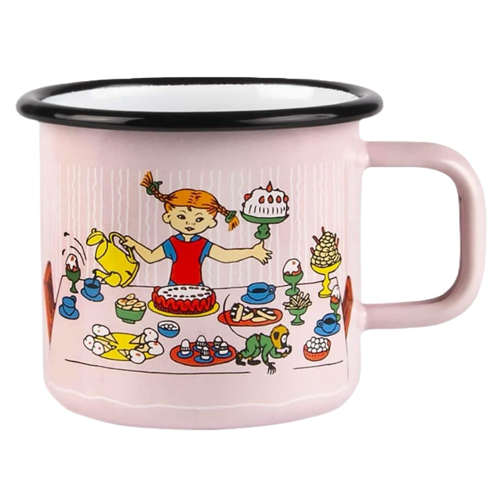 Pippi Longstocking Pink Birthday Mug