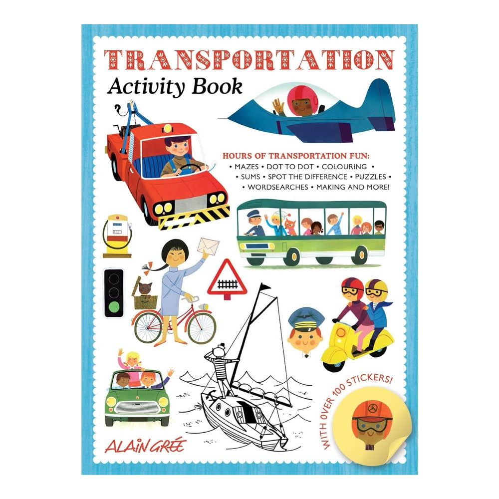 Transportation Activity Book by Alain Grée