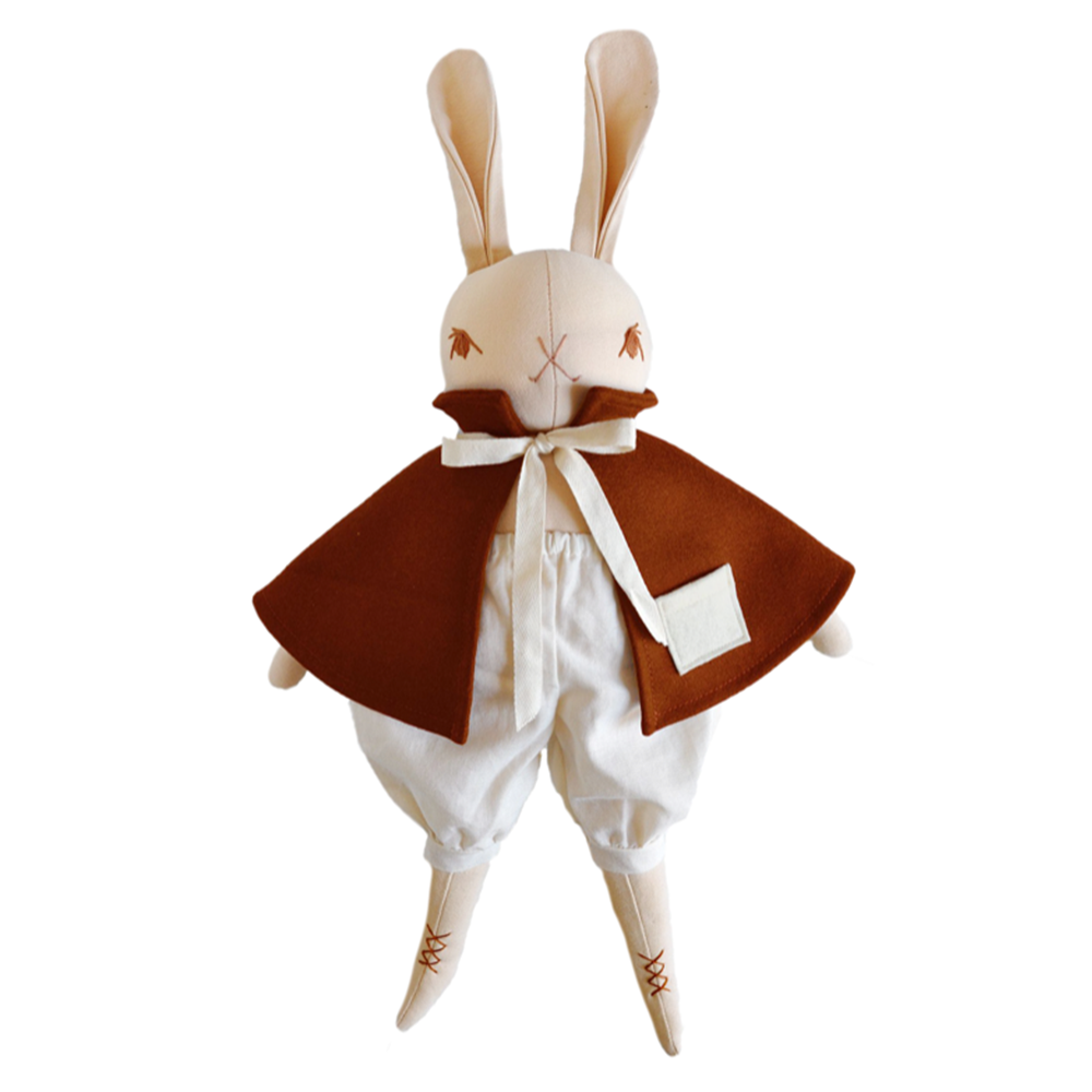 Polka Dot Club Large Peach Rabbit · Max | Acorn Toy Shop